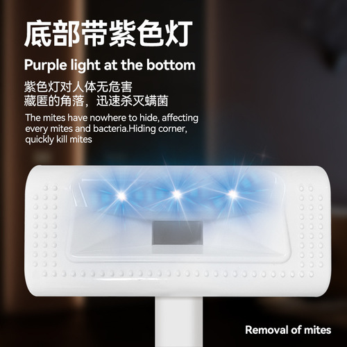 Kolodi Wireless Mite Remover Handheld Vacuum Cleaner Car Home Dual-Purpose Cleaning Machine Sales Gift Factory Direct Sales