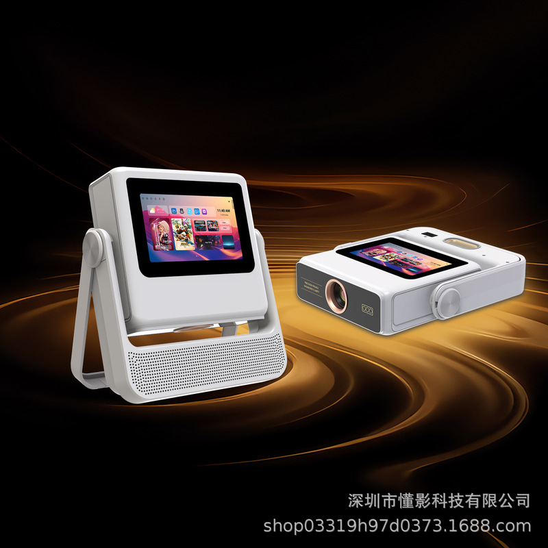 Dual-Screen Simultaneous Display Factory Source 2025 New Model Dongying A5Pro Projector Home Ultra-High Definition Touch Projector