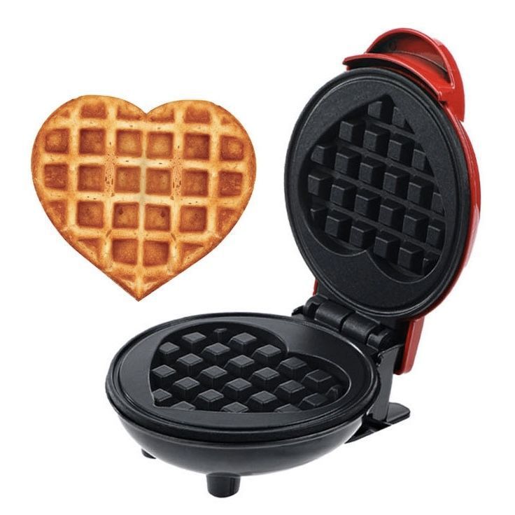 Calentamiento de dos lados mini máquina de amor automática pequeña galleta eléctrica doméstica multifuncional máquina de desayuno de una pieza image 8