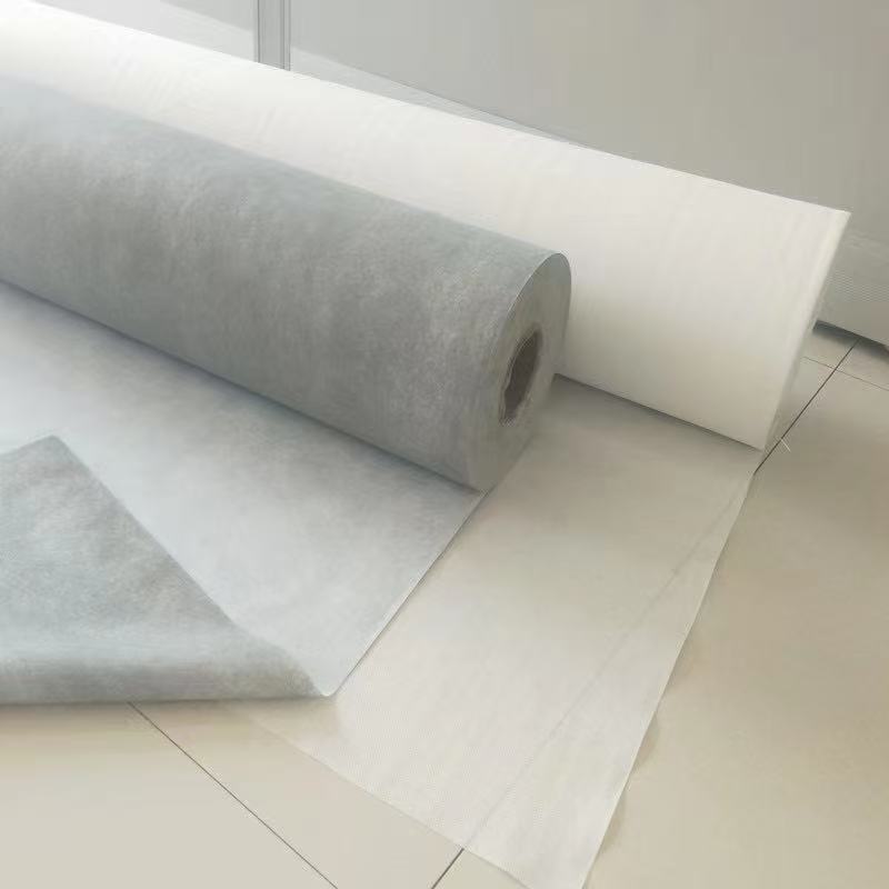 Película impermeable y transpirable en la pared del techo papel de succión de película de aislamiento de pe a prueba de humedad papel de succión de película