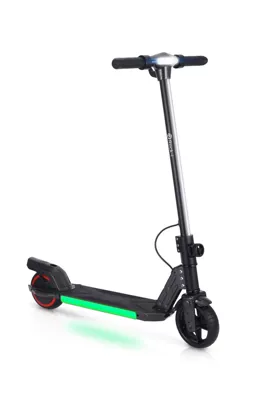 Manufacturer Wholesale Cross-Border Children's Electric Scooters, Foldable Portable Two-Wheeled Scooters, Direct Sales (Qatlanan elektrik skuterlər) - black
