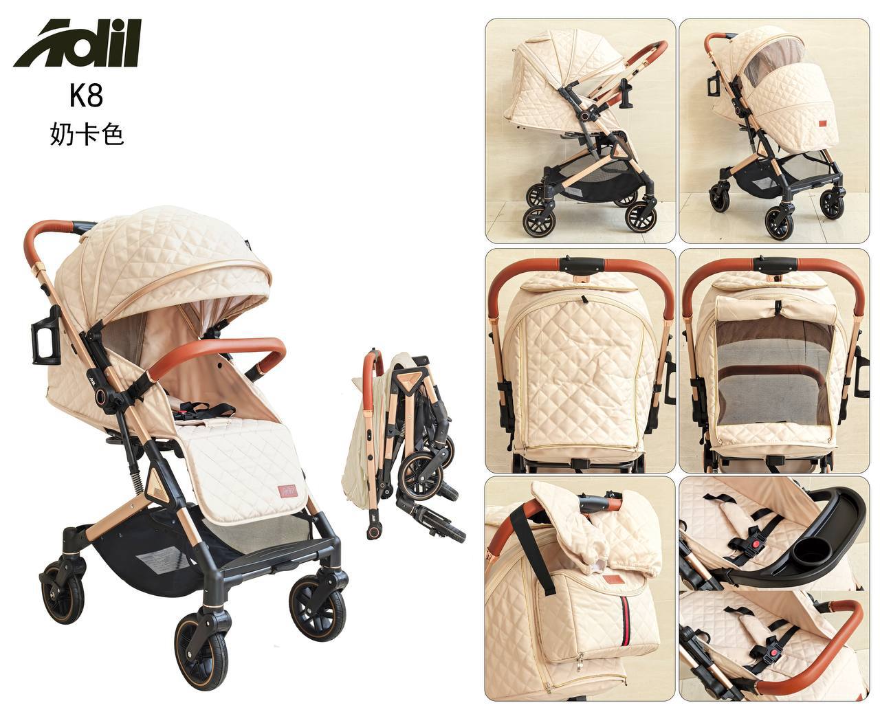 Calidez Total (Bonus: Guantes Gratis + Bolso de Mamá) - Lino Leche Caqui