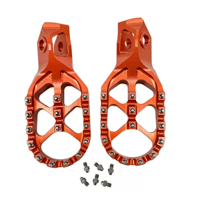 2024 Ktm Yaxiang 350 Kaiji North Sea K23 Hengjian S7Z300 Modified Front Pedals (Motorcycle pedals) - 2024-cnc-orange-pedals