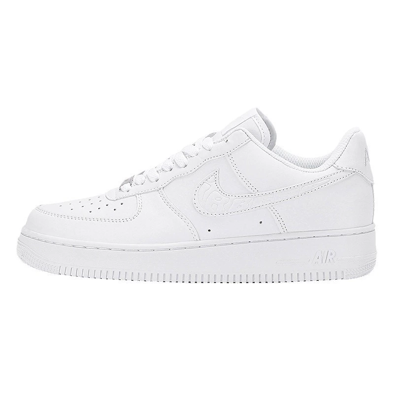 Кроссовки низкие Nike Air Force 1, пшеничные и белые расцветки, размеры 36–44