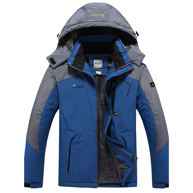 Transfronterizo al aire libre engrosado traje de asalto hombre otoño invierno militar a prueba de viento ventilado con cameludo al por mayor abrigo de montaña