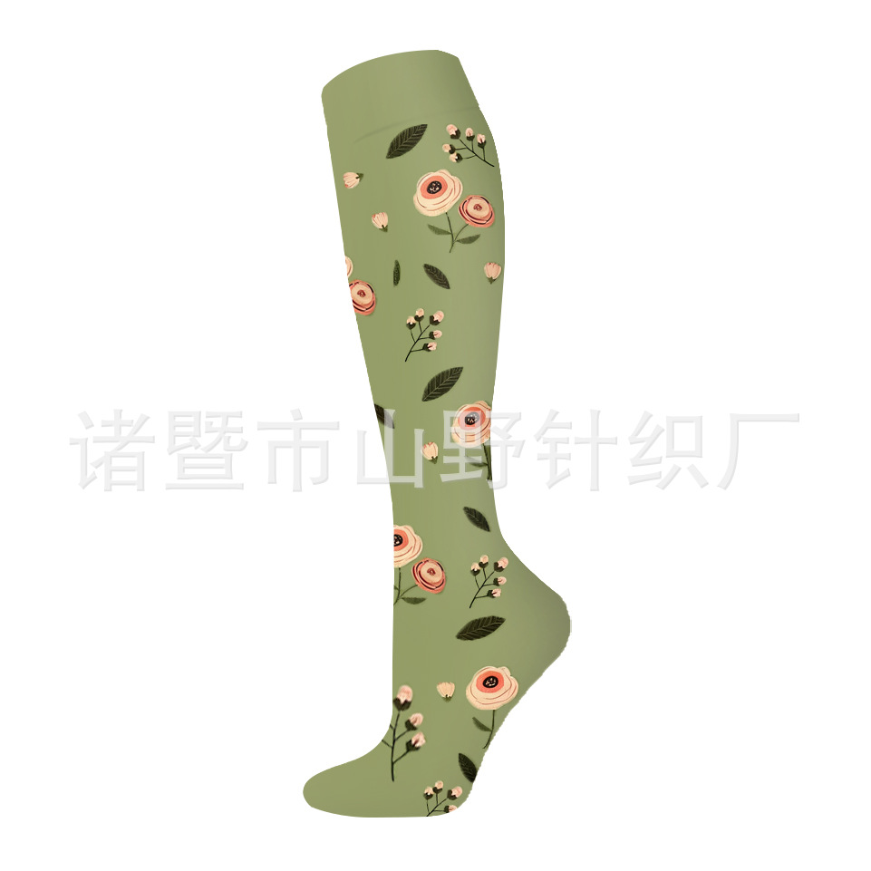 Calcetines Largos de Compresión Deportivos 200N de Nailon, Respirable y Absorción del Sudor, para Correr image 33