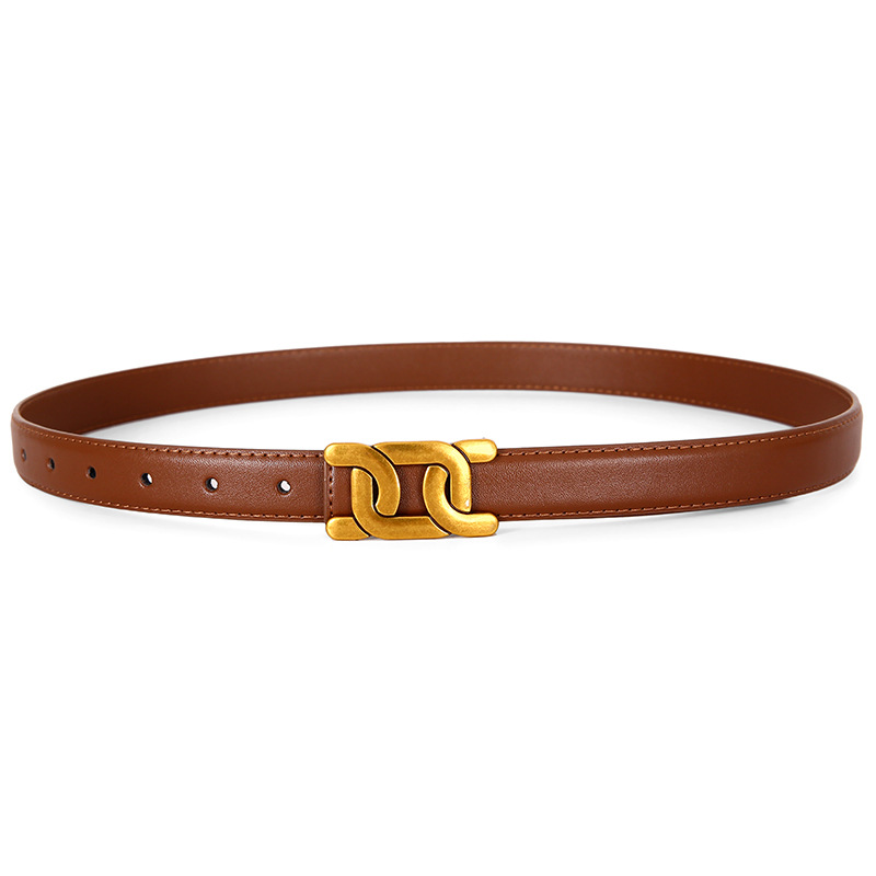 Cinturón de cuero, jeans para mujer, decoración de cinturón, vestido, traje, suéter, accesorios ins2024 nuevo