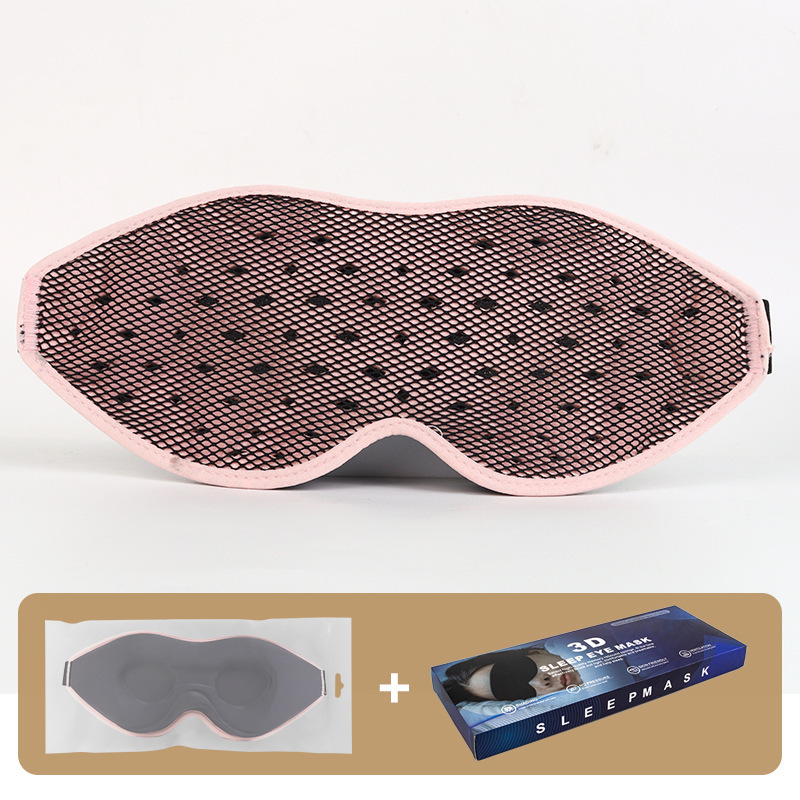 3D通気性メッシュスリーピングアイマスク、一体型鼻翼遮光、昼休み睡眠専用、非圧迫アイマスク、カスタマイズ|undefined