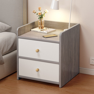 Bedside Table simple modern simple small household storage cabinet locker storage rack bedroom Internet celebrity mini cabinet