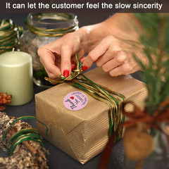 500 stickers per roll Thank you for the seal sticker envelope decoration self-adhesive sticker labels