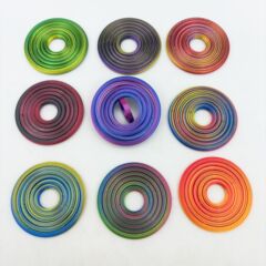3D打印立体六环陀螺仪模型手指解压益智开发玩具网红摆地摊同款