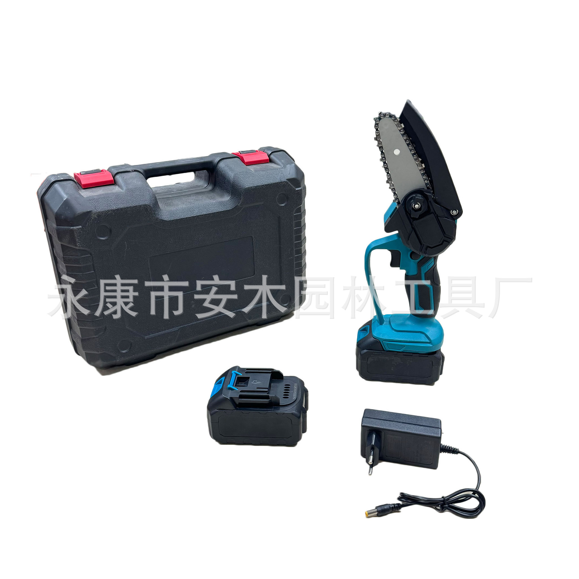跨境供应4寸 无刷电链锯户外便携手提式锂电锯  Lithium chainsaw