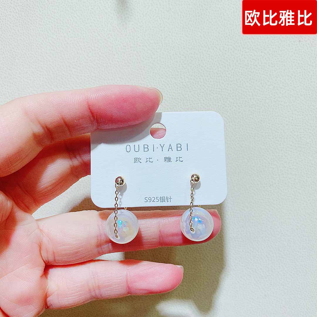 欧比雅比时尚混批夸张韩版几何耳扣耳饰新款女耳环耳钉饰品46259P