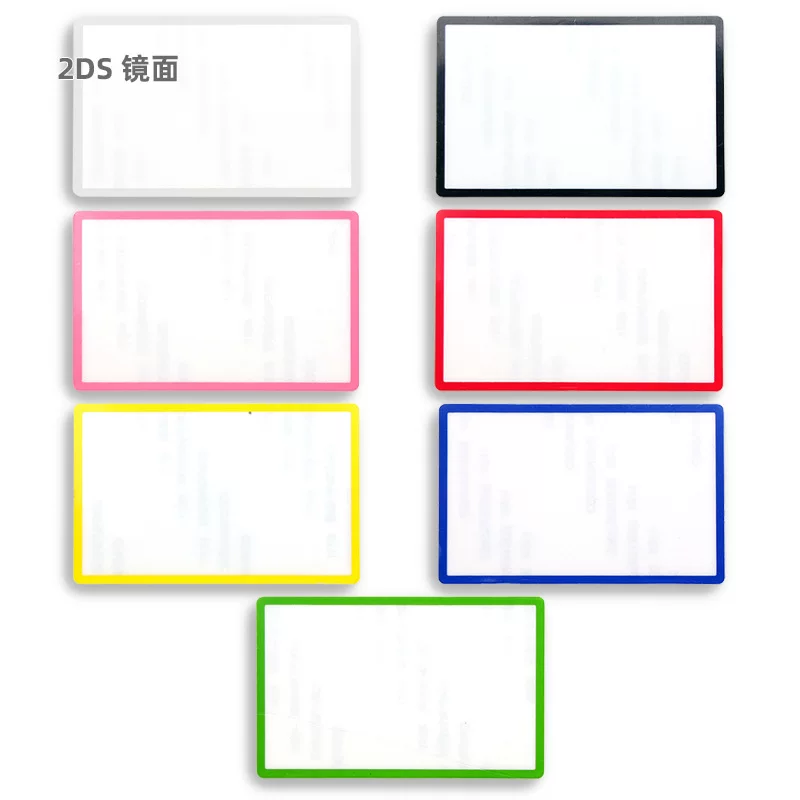 Зеркальная панель поверхности экрана Nintendo 2DS 2DS, крышка панели, ремонт LCD панели 2DS