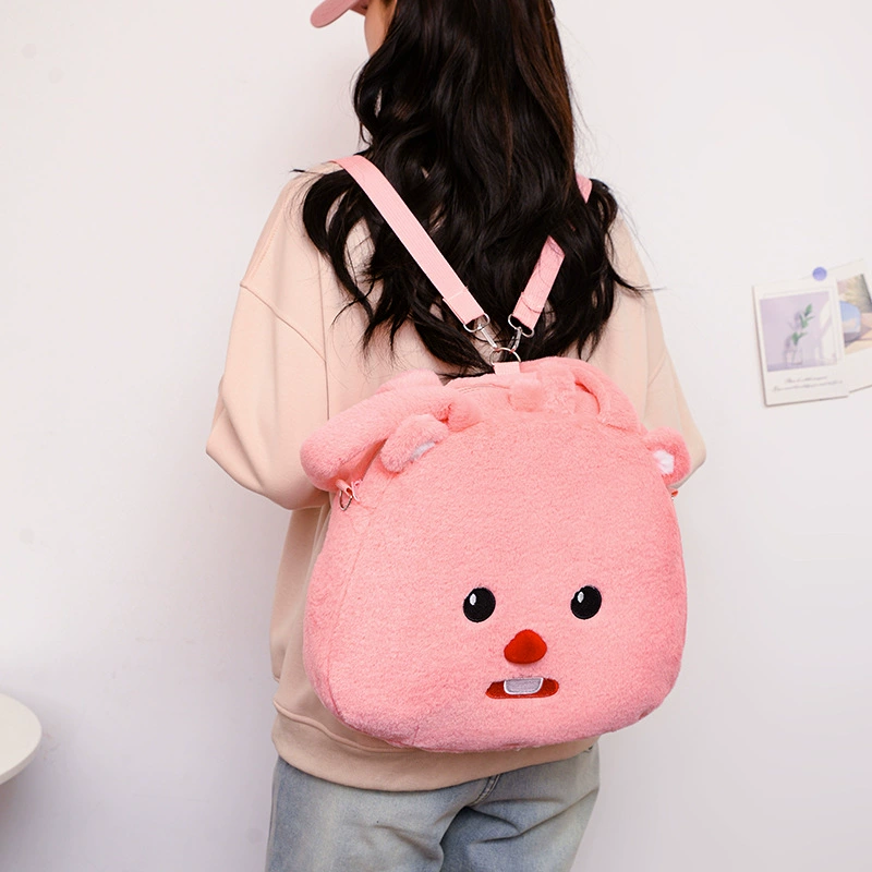 Cartoon Backpack, Plush Cute Bag, Multiple Sizes (32–40 cm) Shoulder/Backpack Style