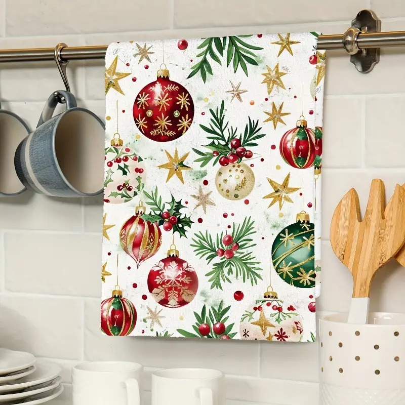 クリスマスタオルクロスクロスボーダーマイクロファイバークリスマスプリントキッチタオルクロスクロス卸売|undefined