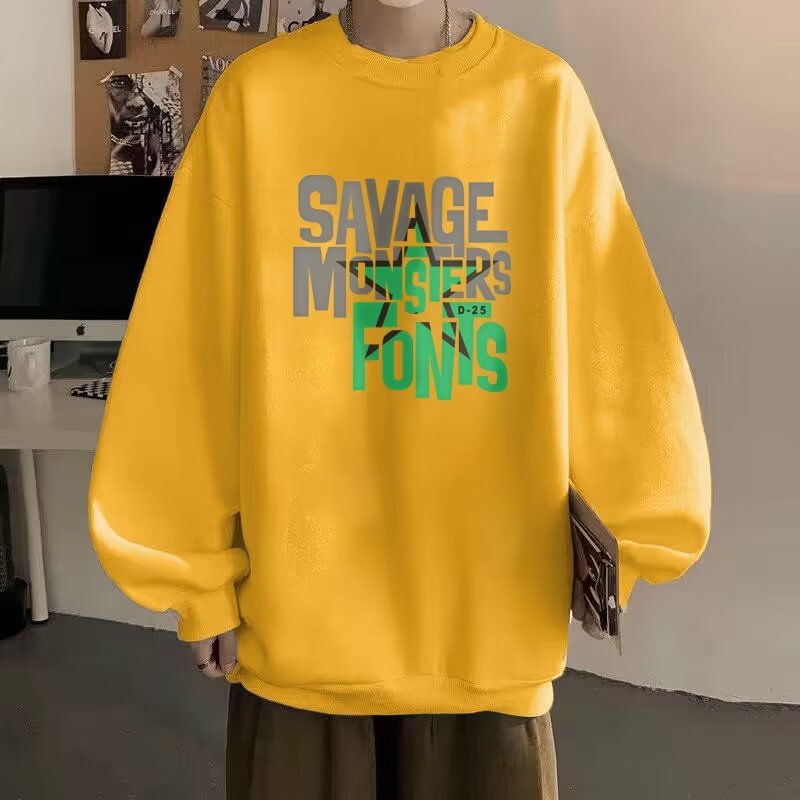 Tendencia 2-WY162-P18 2023 Otoño corriendo, suéter juvenil, top de estudiante, 4 juegos de imágenes