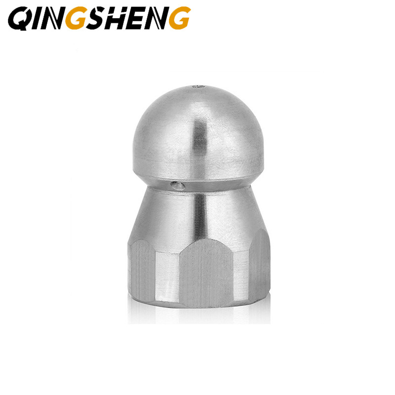 高压喷嘴水老鼠前一后三地喷水管道冲洗疏通喷头清洗机配件老鼠头