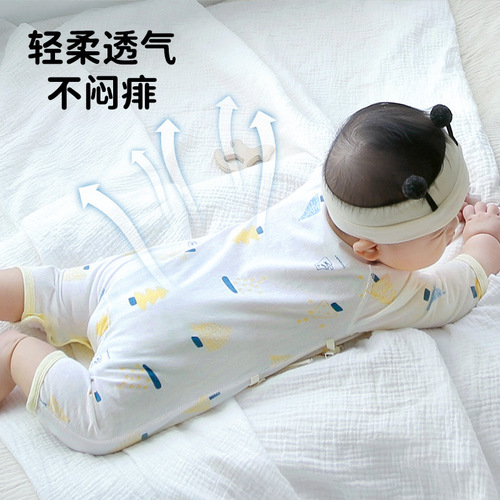 Newborn baby clothes summer thin pure cotton pajamas boneless breathable lightweight underwear baby onesie available for drop shipping