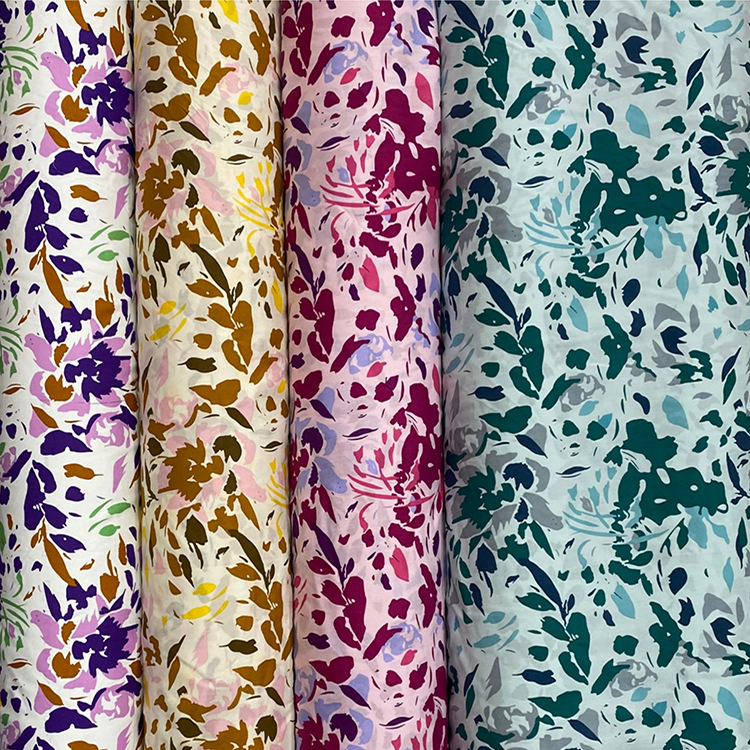 Fábrica directa hilo viscose rayon 100% camisa plana tela de rayon
