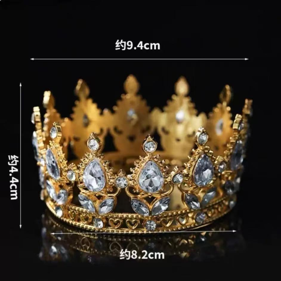 플라스틱 12구 원형 금색 물방울