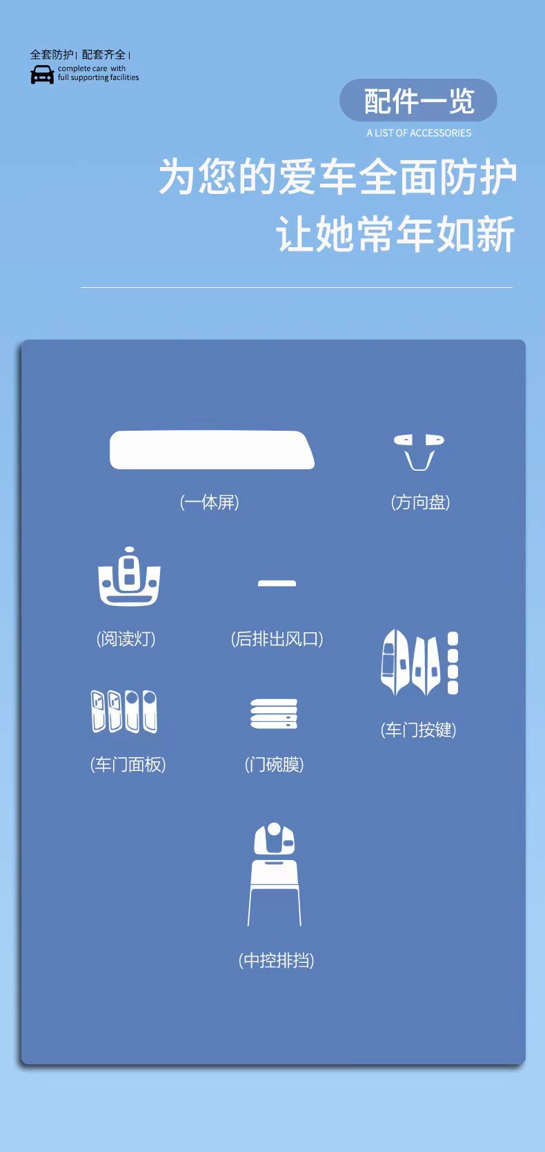 25 Models of Chery Tiggo 9 Interior Protective Film Special Central Control Screen Tpu Film Gear Shift Navigation Film Modification-Tpu