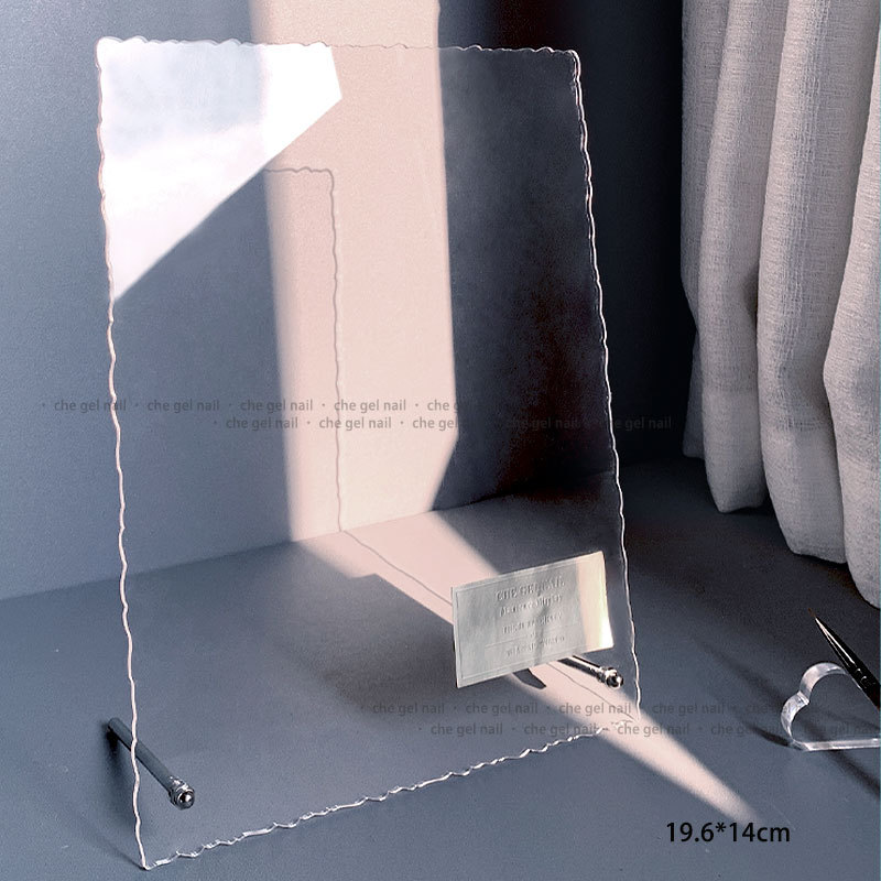 Nuevo encaje borde tablero de exhibición soporte de exhibición ins Internet celebridad uñas fotografía apoyos acrílico trabajo pieza de uñas