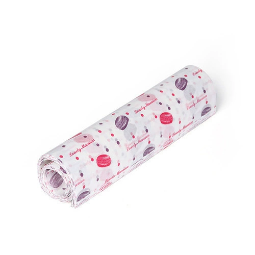 Пакеты для выпечки Wax Paper (Hourong) с принтом, масло-устойчивые для дим сум, 10 или 50 шт, пищевого качества