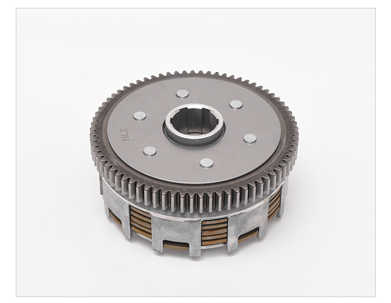Customized tricycle motorcycle CG150 clutch assembly, 6 columns, 6 plates, thickened large drum, large hole/small hole motorcycle parts
