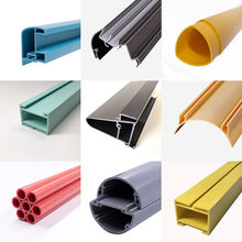 挤压成型HDPE异型材PVC亮面挤出异形材ABS挤塑加工开模具定制PC管