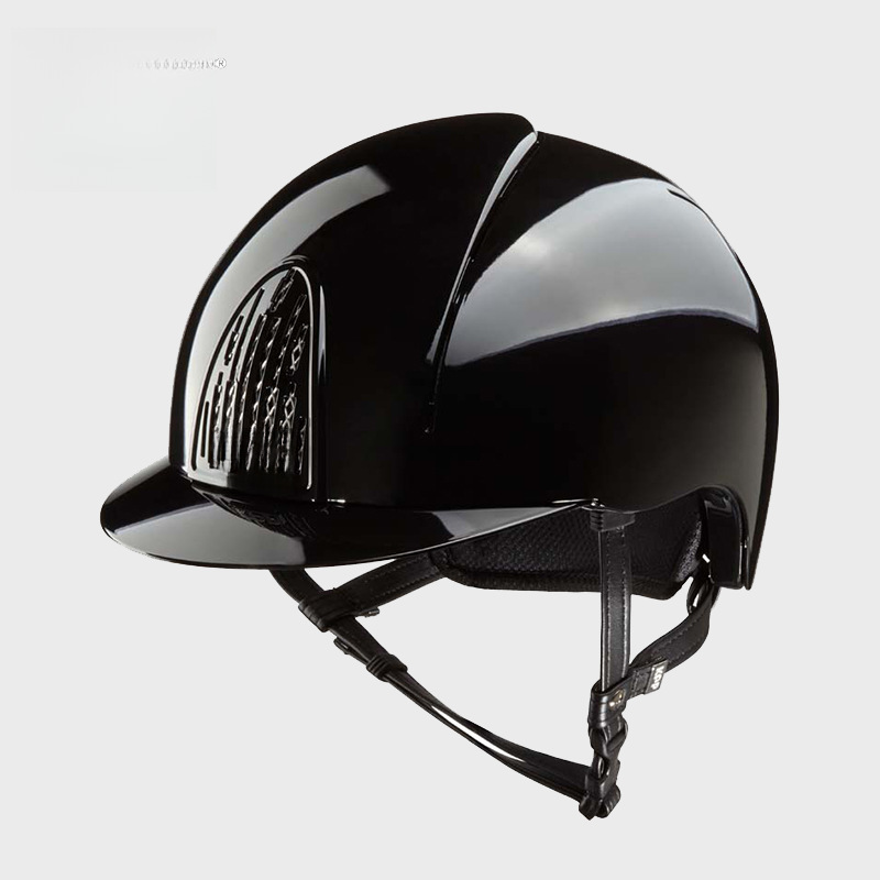 Glossy Men's and Women's Helmet Kep Imported Horse Riding Obstacle Dragon 266.4cm Italian Helmet Harness Original Equestrian Helmet