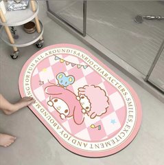 柔らかい珪藻泥マットサンリオトイレ浴室吸水マットキッチンの入り口の玄関で土をこすります。
