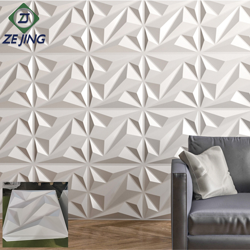 Wholesale 3D stereoscopic wall panels live broadcast background wall PVC wallpaper waterproof 3D wall panels cross-border