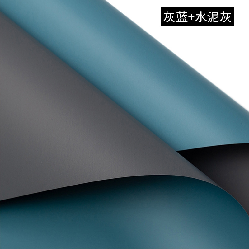 Papel de embalaje de ramo, papel de regalo de papel Ouya de dos colores, papel de regalo de flores, papel de bricolaje floral, papel de embalaje, papel de flores Han Su