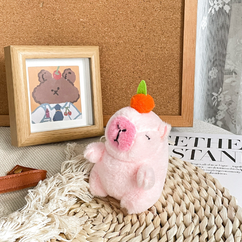 かわいい漫画カピバラシリーズぬいぐるみペンダントモルモット人形カピバラ子供のホリデーギフト卸売|undefined