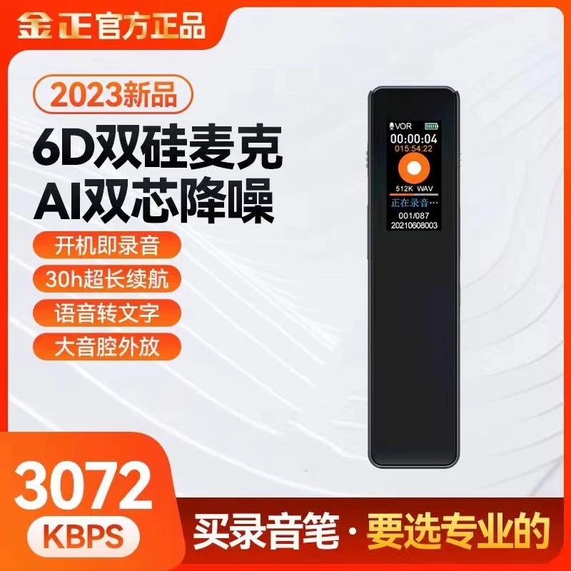 Ручка записи Jinzheng R15 двухъядерный шумоподавитель китайский цветной экран длительная выносливость низкое энергопотребление для студенческих конференций