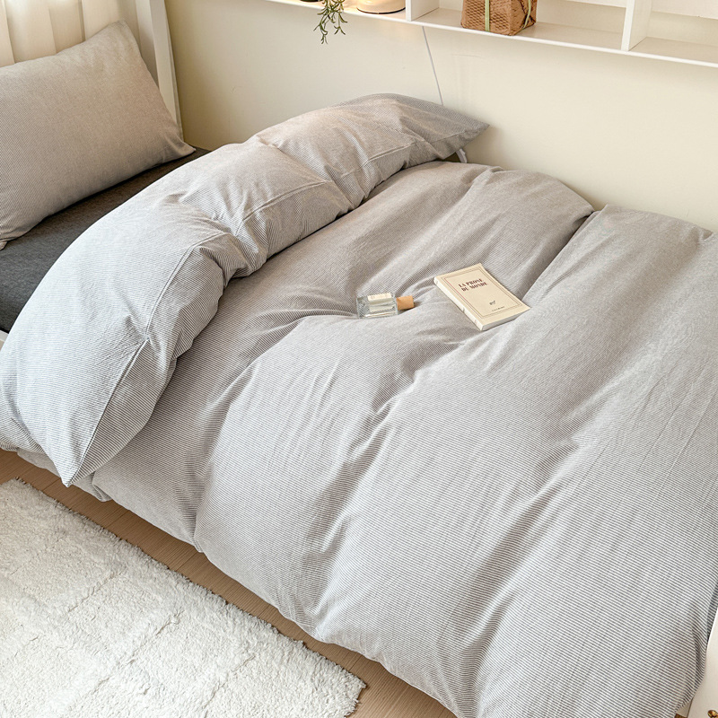 Tejido y lavado con agua Xinjiang algodón estudiantes tres piezas colchón sin aire impreso algodón dormitorio estudiantes piezas necesarias