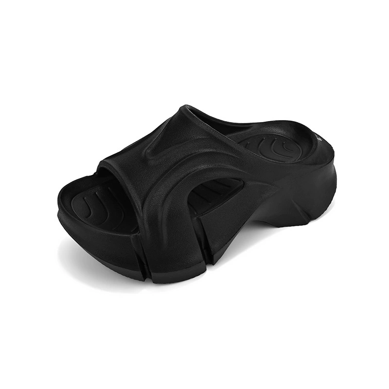 Platform slide sandals, 7 cm heel, high‑elastic cushioning, sizes 34–40