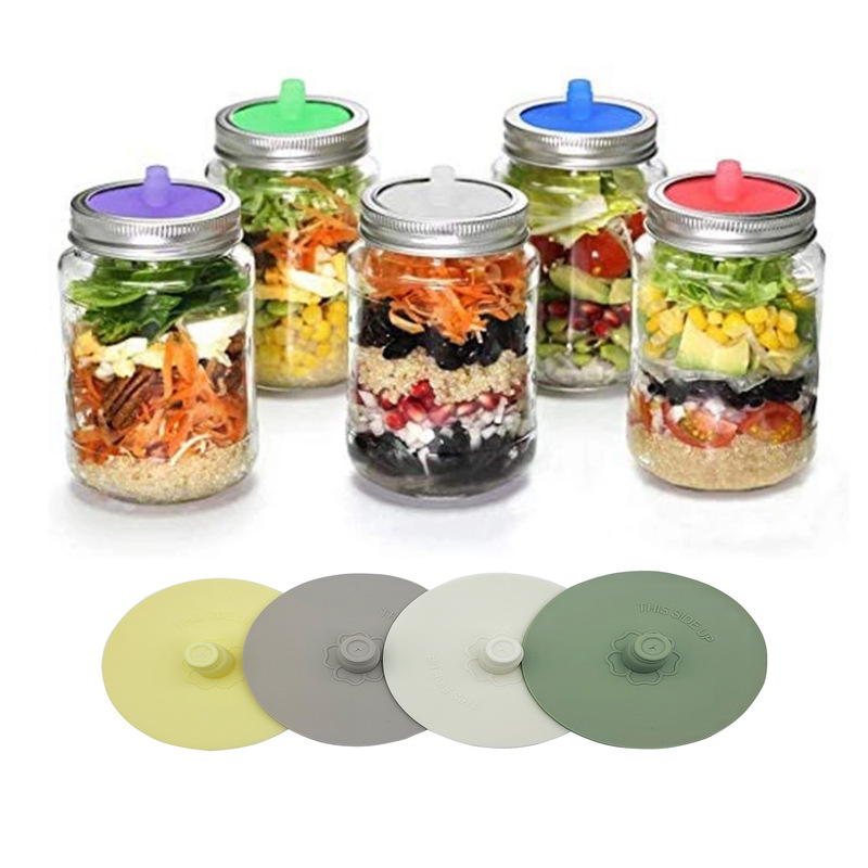 Mason Jar Silicone Fermentation Lid Mason Cup 70 Pickle Bottle Sealed Lid 86mm Wide Mason Bottle Silicone Lid