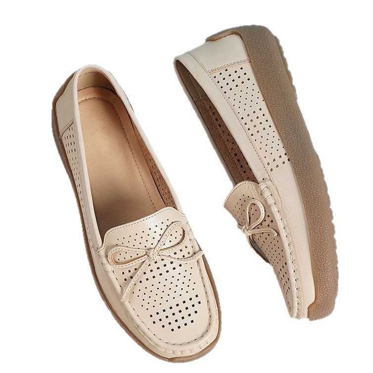 Nuevos zapatos Bean 26 primavera y verano suela suave hueco arco transpirable de moda superficial un zapato de moda simple