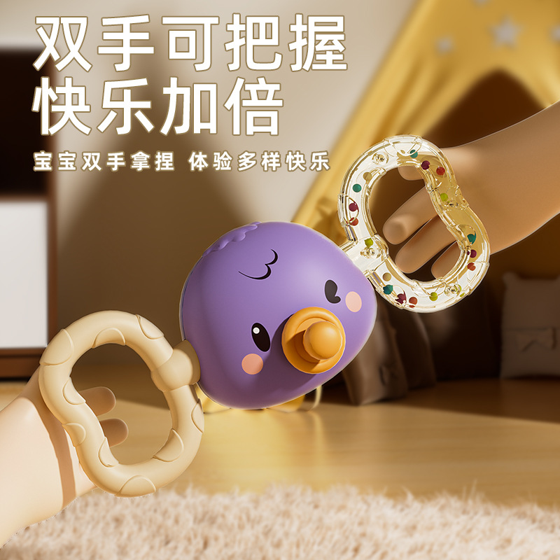 Children's toy, beanbag, maracas, teether for new born, early education, 0-6-12 month