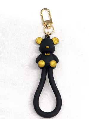 Car key bag car key cover for Honda - accessories-violence-bear-doll-pendant-horseshoe-buckle
