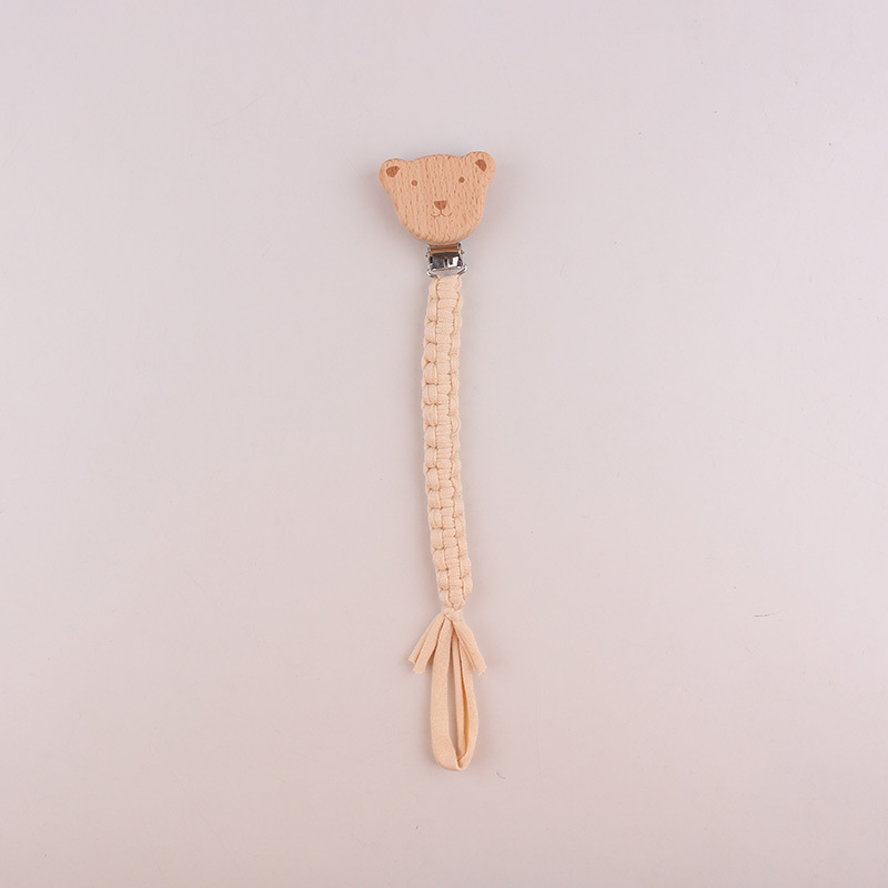 Productos para bebés beech osos chupeta clips para bebés pacificador chupeta de goma de diente para evitar la caída de la cuerda