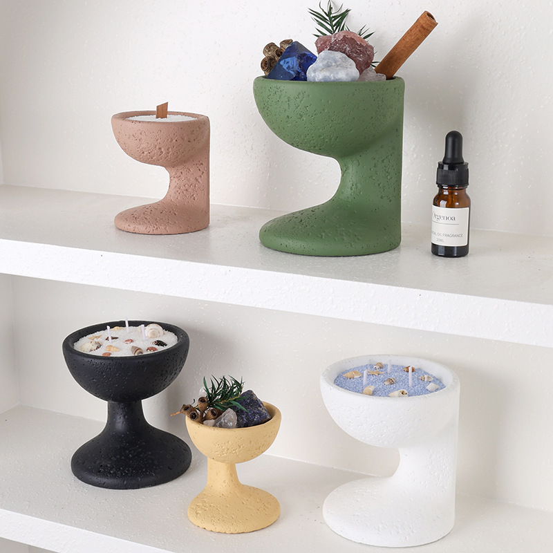 キャンドルカップキャンドル容器空のカップアロマキャンドルカップロマンチックな香りのお土産ギフトメーカー直販クリエイティブセメント|undefined