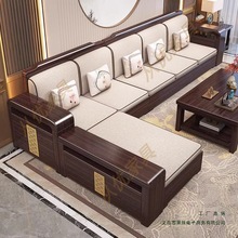 新中式紫金檀木实木高箱储物款现代简约全套家具大小户型冬夏两用