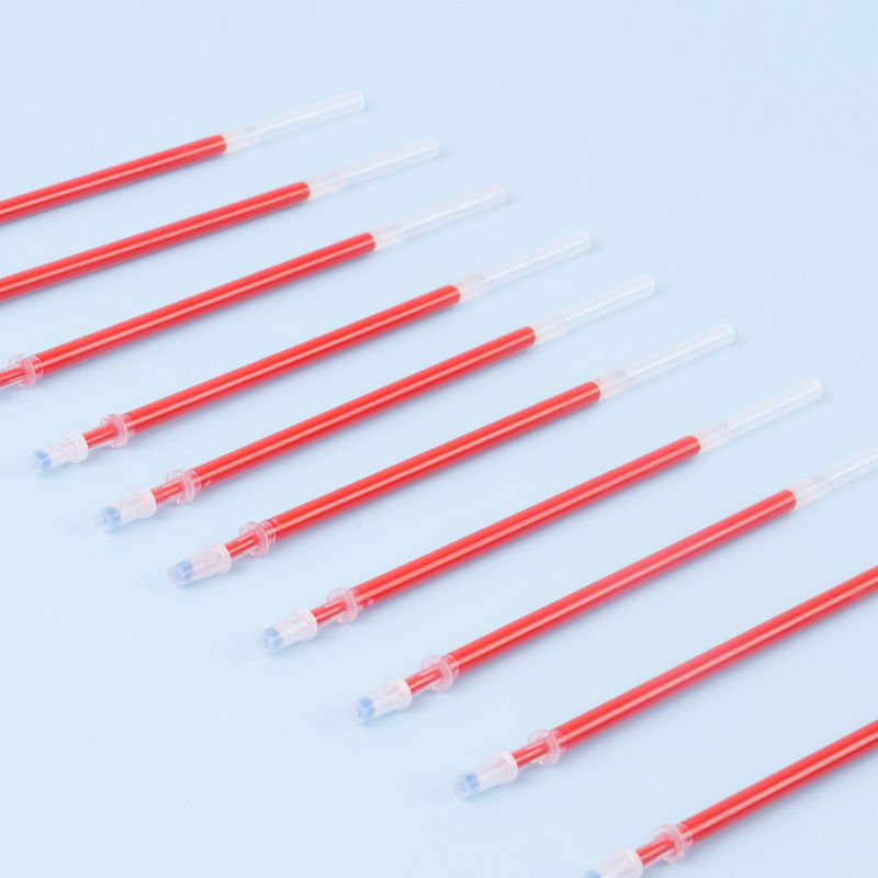 Red syringe gel pen refill