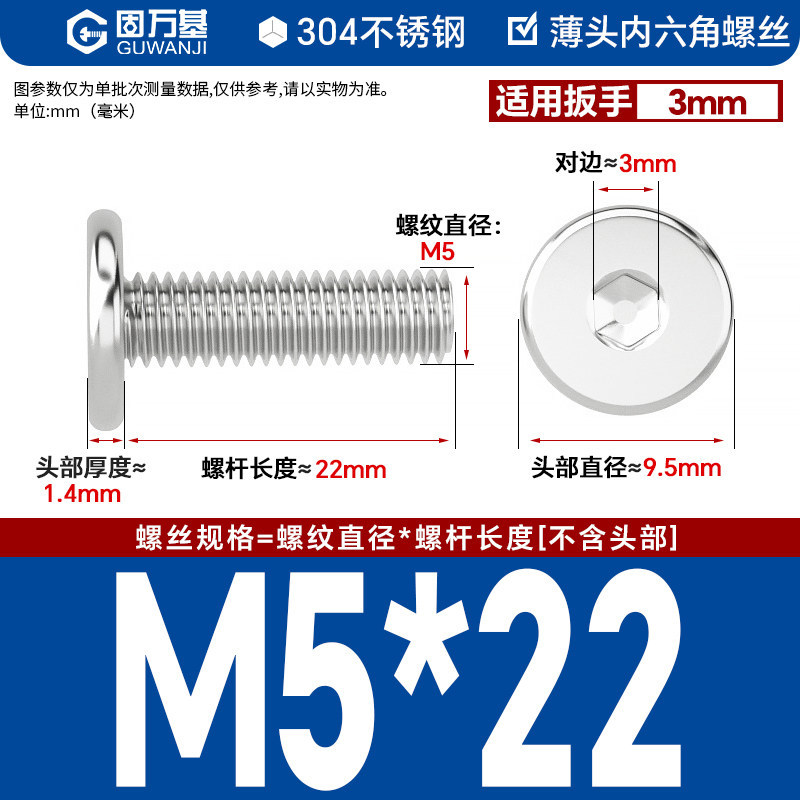 304 M5*22