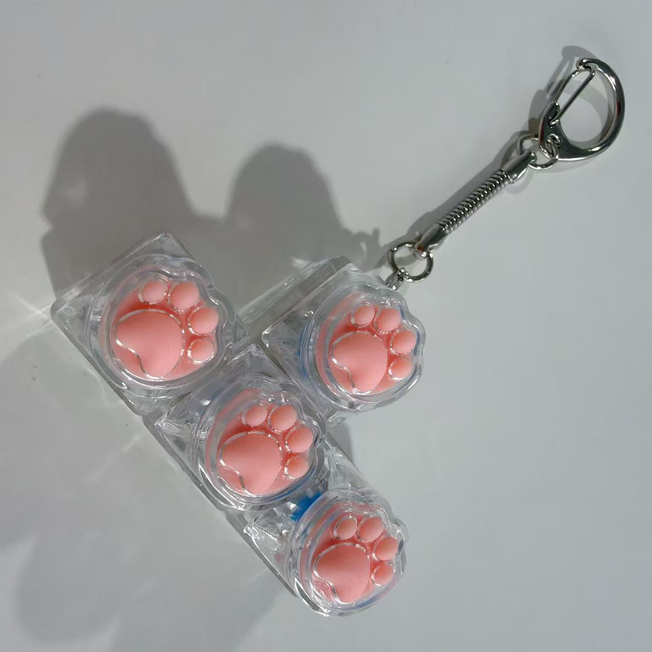 T-shaped transparent shell-silicone transparent cat claws
