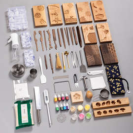 和果子工具套装和菓子工具茶果子工具三角棒练切工具唐果子