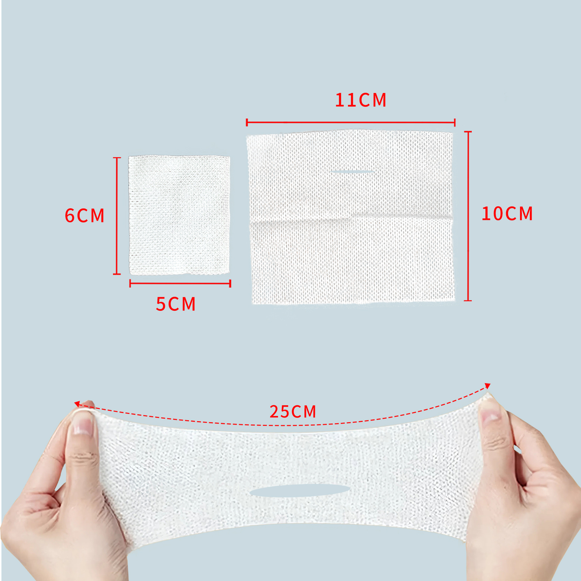 Discos de Algodón Húmedos para la Cara, Dos en Uno, Pañuelo de Seda en Caja, OEM Personalizado, Discos de Algodón Hidratantes para Maquillaje